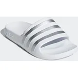 adidas Aqua Adilette Kids Cloud White / Silver Metallicallic / Cloud White 38