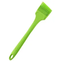 KOCHBLUME Design Pinsel L | Premium-Silikon & BPA frei| Hitzebeständig | Spülmaschinenfest | 24cm | Farbe: limette