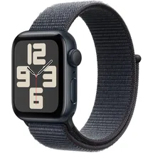 Apple Watch SE 2024 GPS 40 mm Aluminiumgehäuse Mitternacht, Sport Loop Tinte