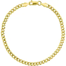 FIRETTI Schmuck Geschenk Armkette S-Panzerkette goldfarben 21