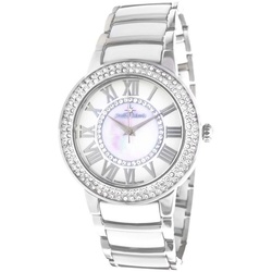 Stella Maris Keramikuhr Moderne Damenuhr mit Diamanten und Swarovski Elements, Saphirglas!