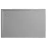 Kaldewei Superplan Duschwanne 385148043663 90x120x2,5cm, mit Träger, Perl-Effekt, cool grey30