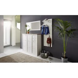 hom'in Hom`in Schuhschrank , Grau, Weiß , Kunststoff , 7 Fächer 2 Schubladen 133.4x123.2x42.5 cm Beimöbel erhältlich Garderobe, Schuhaufbewahrung, Schuhschränke