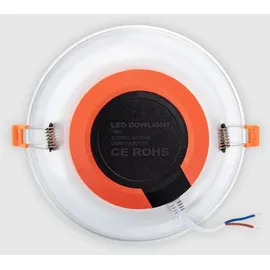 LEDKIA Einbaustrahler 16W Rund Weiß/Aluminium