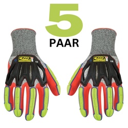 5x Ringers Gloves Nitril Arbeitshandschuhe 065 Touchscreenfähig Schnittschutz...
