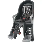 Polisport Kindersitz GUPPY (Mini), dunkelgrau/grau zur Befestigung am Steuerrohr
