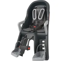 Polisport Kindersitz GUPPY (Mini), dunkelgrau/grau zur Befestigung am Steuerrohr