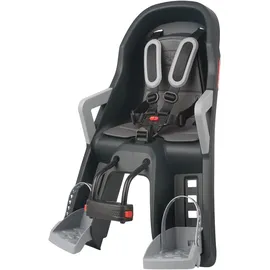 Polisport Kindersitz GUPPY (Mini), dunkelgrau/grau zur Befestigung am Steuerrohr