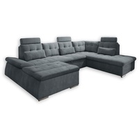 ED EXCITING DESIGN Wohnlandschaft Nalo U Sofa 3-teilig Holzwerkstoff/Nosag