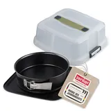 Zenker Springform "Click & Go" Schwarz TRANSPARENT/ WEISS