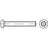 TOOLCRAFT Sicherheitsschrauben M10 45 mm 100 Stück