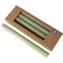 Boltze Stabkerze Classic 25 cm hellgrün