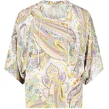 Cartoon Oversize-Bluse Grün/Violett 36
