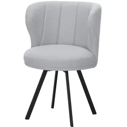Woodford Polsterstuhl  Clea ¦ grau ¦ Maße (cm): B: 56,5 H: 83 T: 59.0