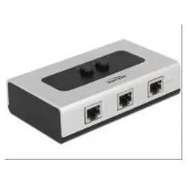 DeLock Switch RJ45 10/100/1000 2 port manual bidirectional