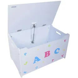 Kinder-Truhenbank 'ABC' mit klappbarem Deckel & Dämpfer