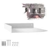 SOTech Wandregal 30 x 20 x 3 cm Weiß