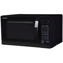 Sharp R642BKW Mikrowelle mit Grill