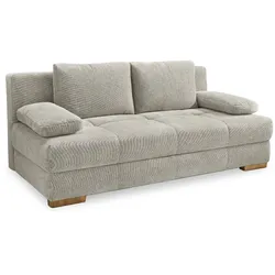 Schlafsofa Calli Stoff Braun / Beige