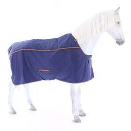 Bucas Therapy Cooler Big Neck Abschwitzdecke 145 cm Navy/Orange