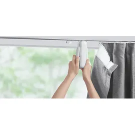 SwitchBot Smart Curtain 3 U Rail - Automatischer Vorhangöffner, Weiß