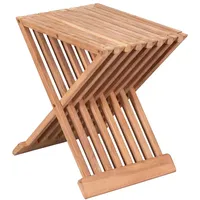 GarWoh Beistelltisch Fishbone Teak
