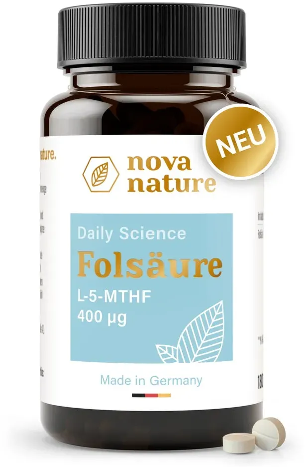 Folsäure bioaktiv - von NovaNature® 180 St