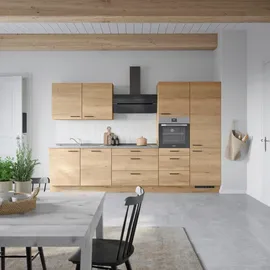 Nobilia Küchenzeile Structura II 330 cm braun