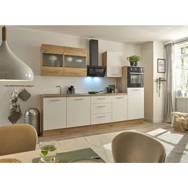 BASIC by Balculina Küchenzeile Capri 280 cm weiß