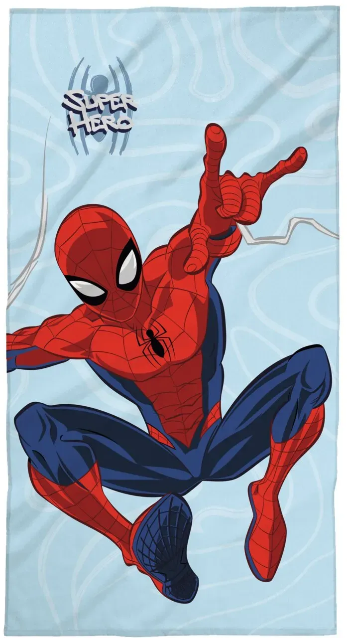 Marvel Duschtuch 70x140cm Spiderman - B/L ca. 70,00x140,00
