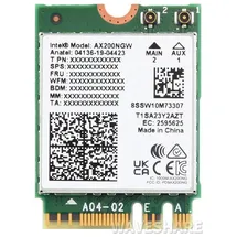 Waveshare Wireless MINIPCIE AX210 NIC, Compatible with Linux, Windows 10/11, Gigabit Tri-Band Wi-Fi 6E, 802.11AX Standard, Bluetooth 5.3