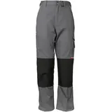 Planam Weste Canvas 320 grau/schwarz
