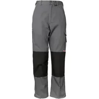 Planam Weste Canvas 320 grau/schwarz
