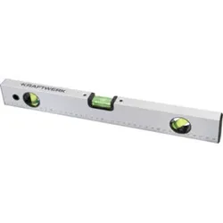 Kraftwerk Alu-Hohlprofil-Wasserwaage 400mm 2 Libellen