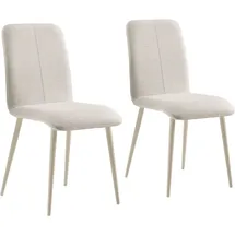 OTTO home 4-Fußstuhl Allyae Strukturstoff creme