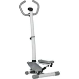 Homcom Stepper Weiß/Grau 55 x 53 x 118-128 cm