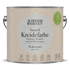 Schöner Wohnen Naturell Kreidefarbe Wolkenspiel grau matt 2,5 l