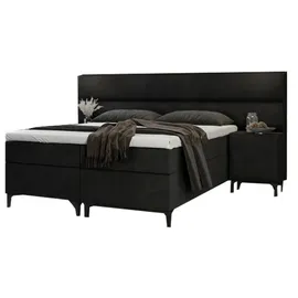 Best For Home Boxspringbett 140 x 200 cm Schwarz