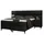 Best For Home Boxspringbett 140 x 200 cm Schwarz