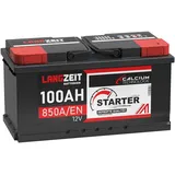 LANGZEIT Autobatterie 100Ah 12V 850A/EN Batterie ersetzt 95Ah 92Ah 90Ah 88Ah