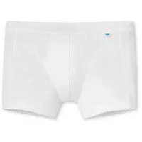 SCHIESSER Herren Shorts weiß Baumwolle & Mix unifarben, weiß,