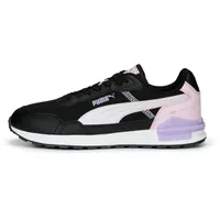 Puma Unisex GRAVITON MEGA Sneaker, Black White-Vivid Violet-Pearl PINK, 46 EU