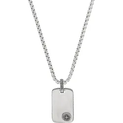 s.Oliver Herren Halskette 2037997 Dog-Tag Anhänger Edelstahl