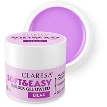 CLARESA Soft & Easy 45g SELBSTNIVIERENDES NAGELAUFBAUGEL Flieder