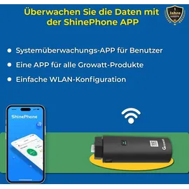 sunpro power Growatt MIC 1500 TL-X Wechselrichter 1-Phase Photovoltaik WIFI Wechselrichter 1500W für Solaranlage