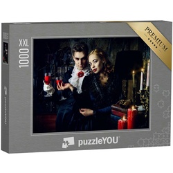 puzzleYOU Puzzle Puzzle 1000 Teile XXL „Schöne Vampire in mittelalterlicher Kleidung“, 1000 Puzzleteile, puzzleYOU-Kollektionen Vampire