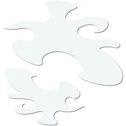 Real Fire Set #2 | .Airbrush Freihand Schablonen Set 2tlg. für Feuer & Flammen