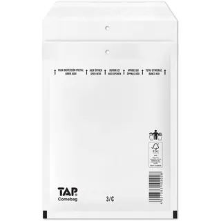 aroFOL TAP Comebag 81020200 Luftpolster-Versandtaschen weiß,