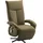 sit&more TV-Sessel Amica Kunstleder 74 x 112 x 82 cm Grün mit Kopfteilverstellung & Drehfunktion