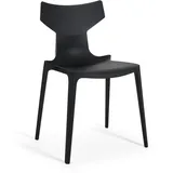 Kartell Re-Chair Stuhl, 2-er Satz, schwarz